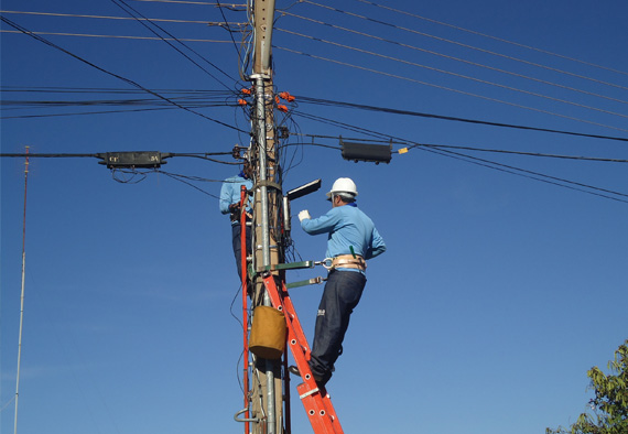 Construção de Rede Óptica GPON